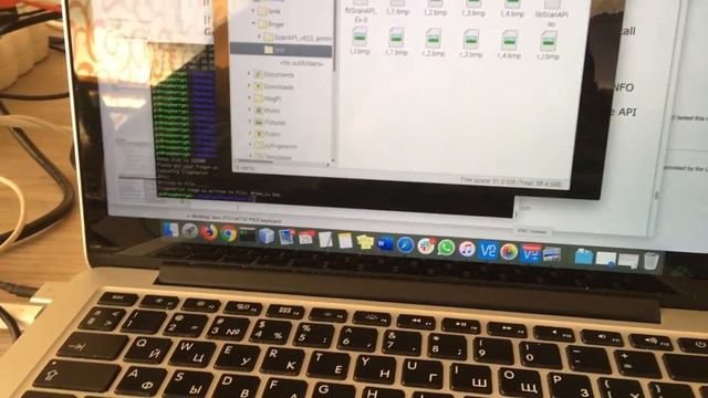 Futuronic fingerprint scanner FS80H on Raspberry PI смотреть онлайн