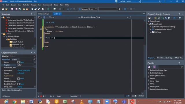 Simple Delphi Application Tutorial 1 смотреть онлайн