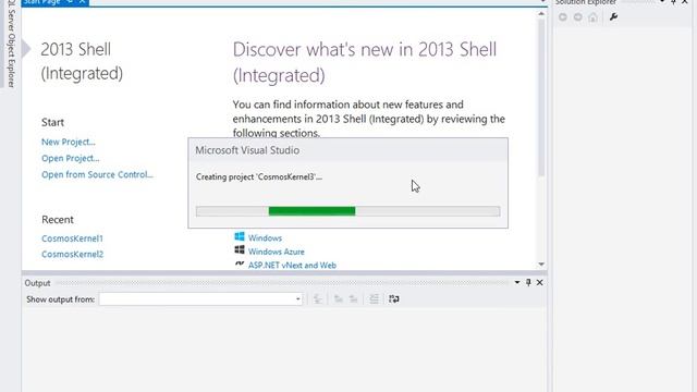 Cosmos Visual Sudio Express Demo смотреть онлайн