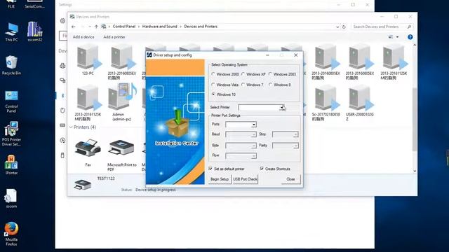 How to install 58 80mm Bluetooth printer on windows 10 system with configuration user guide-LOSRECA смотреть онлайн