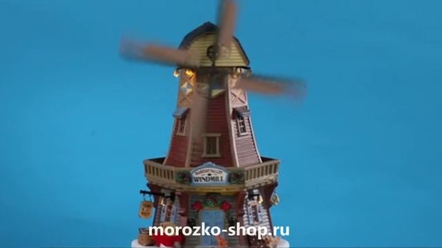 Ветряная мельница, свет, динамика, 20x32 см, LEMAX 45678-lemax