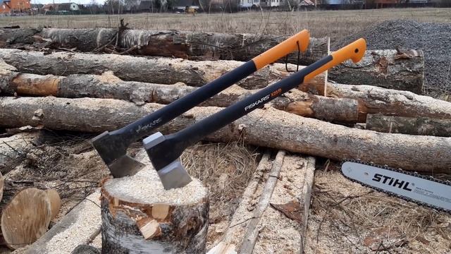 Топор Колун Fiskars Фискарс смотреть онлайн