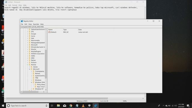 Cara mengatasi Windows Defender yang hilang (threat protection managed by your or) смотреть онлайн