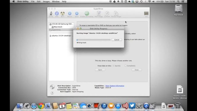 Linux Ubuntu 14.04 Bootable Disk Tutorial смотреть онлайн