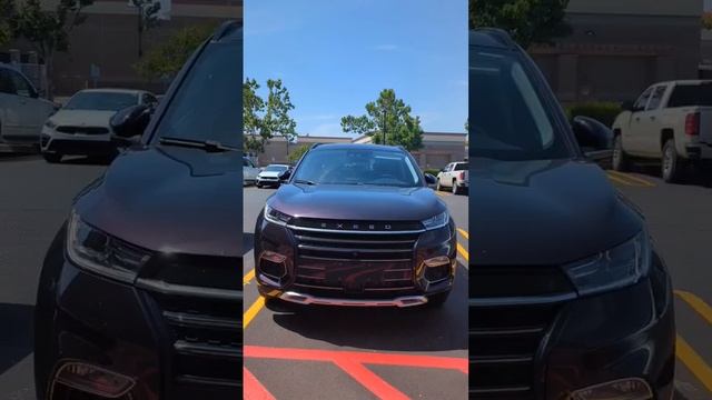 New Chinese SUV "Exeed TXL" spotted in US! Foreign car spotting California смотреть онлайн