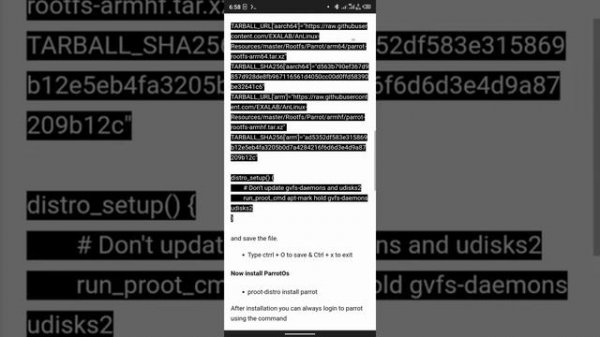 How To Install parrot Os On Android Without Root