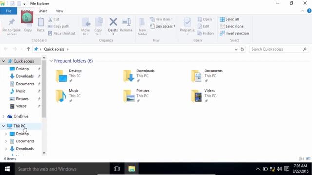 How to Use Quick Access Windows 10 Feature смотреть онлайн