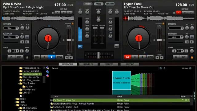 Virtual DJ 6 Pro. Интерфейс смотреть онлайн