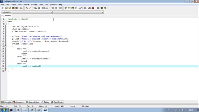 MAKE A SIMPLE CALCULATOR WITH DEV C++ смотреть онлайн