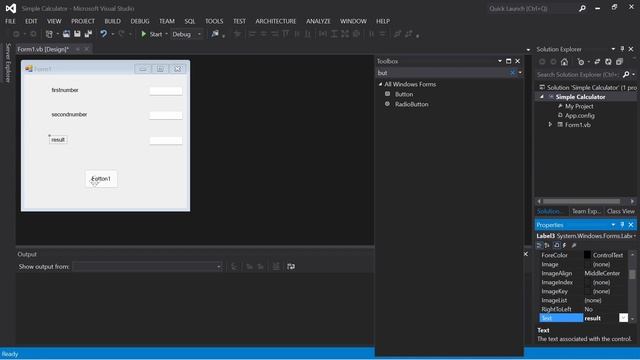 Simple Addition Calculator In Visual Basic Windows Form Application смотреть онлайн