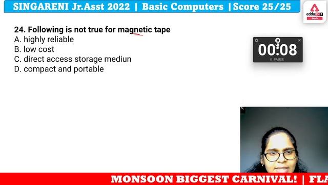 SINGARENI JUNIOR ASSISTANT 2022|BASIC COMPUTERS|Mock Test With Timer|Model QUESTIONS|ADDA247 Telug смотреть онлайн