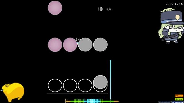 Osu!mania - PAM!!! 1.3 [ ^^ ] Attempt 94% choke смотреть онлайн