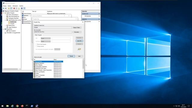 Windows 10 Kullanıcı Yetkisi Yükseltme смотреть онлайн