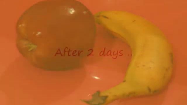 Apple & Banana (effect of Ethylene gas) смотреть онлайн