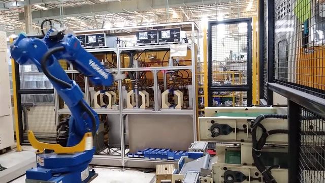 robot yaskawa control by Q03UDV option cc link смотреть онлайн