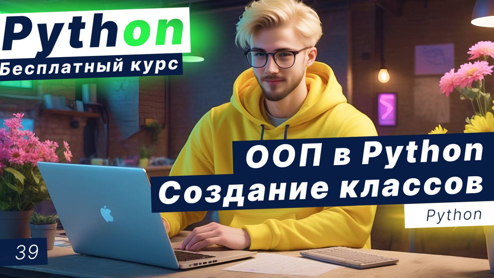 Урок 39. Объектно-ориентированное программирование в Python. Stack Python. Создание классов смотреть онлайн