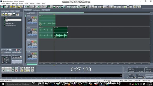 Men kòman ou ka record sou adobe audition 1.5 смотреть онлайн