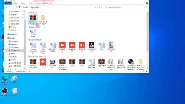 कंप्यूटर/लैपटॉप में हिंदी फॉण्ट KrutiDev 010 और DevLys010 को फ्री में Download और Install करना सिखल смотреть онлайн