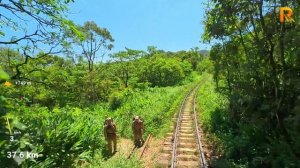 Куритиба - Морретес (Бразилия) - вид из кабины машиниста в HD