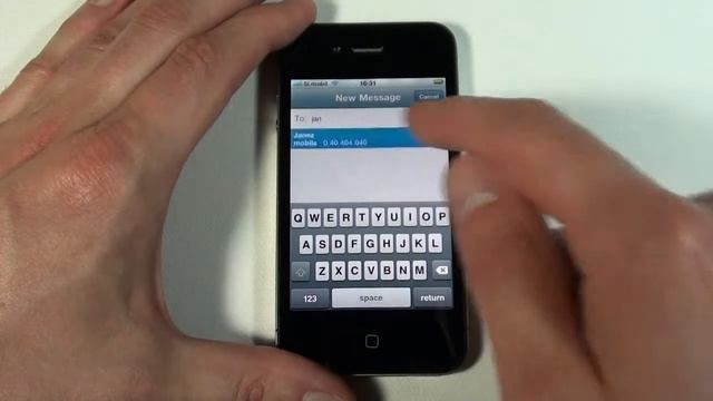 iPhone 4 Pošiljanje SMS sporočila смотреть онлайн