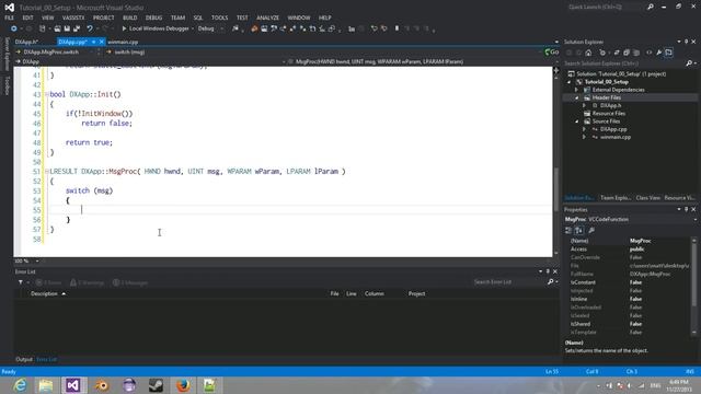 DirectX 11 Tutorial 00: WIN32 Setup смотреть онлайн