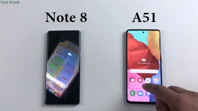 SAMSUNG A51 vs Note 8 | Speed Test Comparison смотреть онлайн