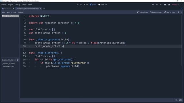 How to Create Rotating Platforms in Godot 3.1 смотреть онлайн