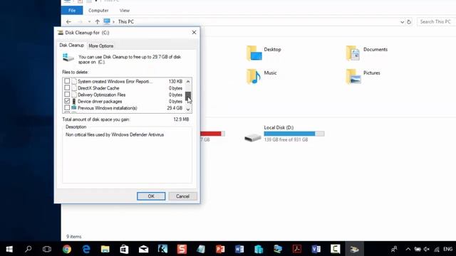 Remove windows.old folder after upgrade Windows 10 смотреть онлайн