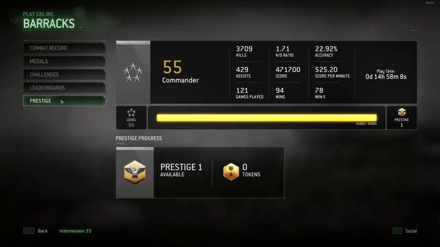 Worlds first person to prestige MWR PC смотреть онлайн