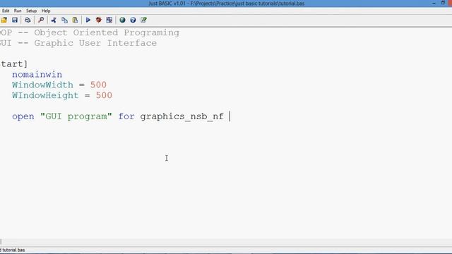 Just Basic Tutorial 14 - Creating Your First Window смотреть онлайн
