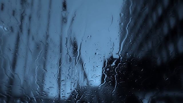 Rain on window 1 hour | Gentle rain on window glass 1 hour смотреть онлайн
