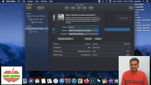 How to format a pendrive in Mac OS смотреть онлайн