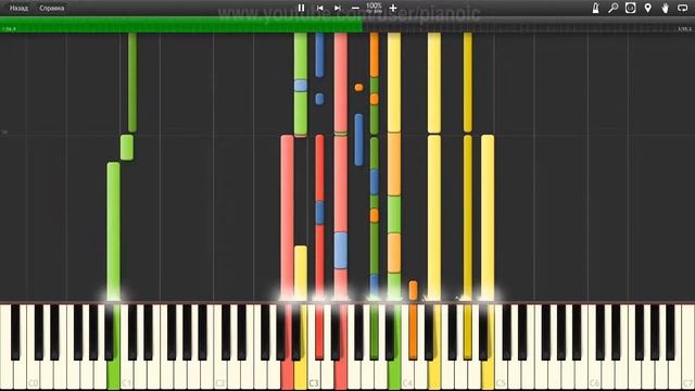 How to play Phil Collins Seperate lives Piano tutotial 100% speed смотреть онлайн