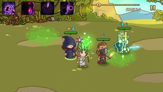Pocket heroes stage 4-7,4-8,4-9 DARK FOREST OF LINNUIS смотреть онлайн