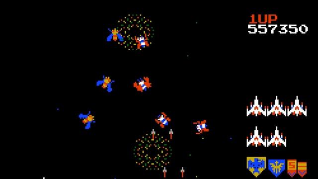 Galaga: Demons of Death (NES) video game port | 88-stage session for 1 Player смотреть онлайн