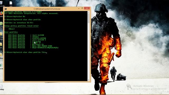 How to hack wifi password in windows by cmd | see wifi password | Windows 8.1 pro смотреть онлайн