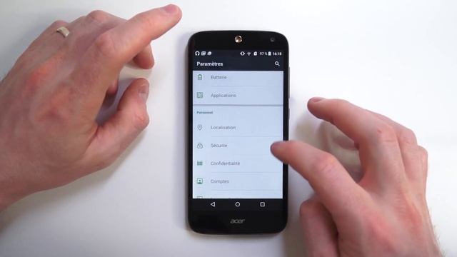 Test De L'Acer Liquid Z630S