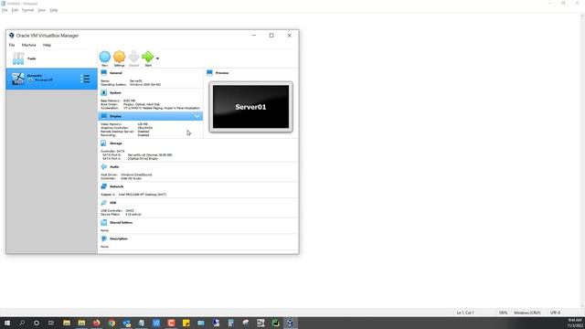 V5101 Building a Windows 2019 Server VirtualBox Machine смотреть онлайн