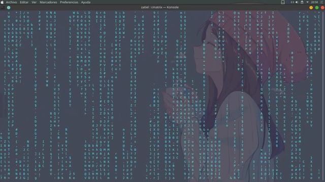 Como Instalar cmatrix En Debian y Ubuntu KDE смотреть онлайн