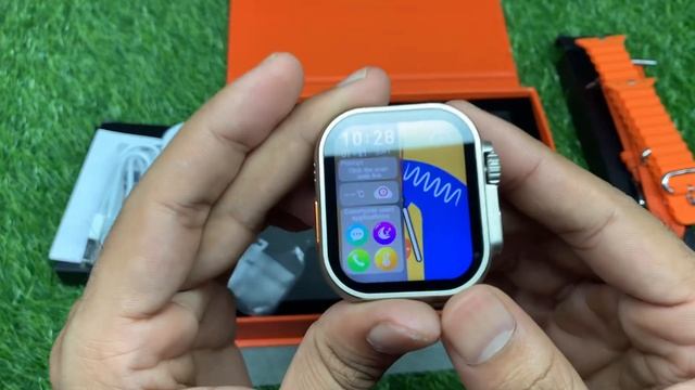 AMAX Ultra Smart Watch 8 Review | AMAX Ultra Watch Connect to phone | Unboxing HERMES Raplica 💯✔️ смотреть онлайн