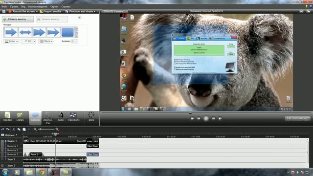 как работать с camtasia studio 7 с fraps и bandicam смотреть онлайн