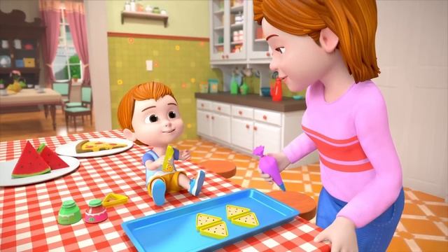 Five Little Babies Jumping on the Bed | Nursery rhymes & Kids Songs | Lullaby & Baby Songs смотреть онлайн