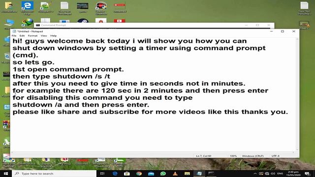 How to Set PC Auto shutdown timer in Windows 7,8,10 | Windows tutorial смотреть онлайн