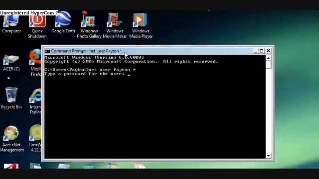 How to change a windows password using command prompt смотреть онлайн