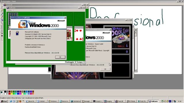 Windows 2000 Professional with SP4 (Italian) in VMware Workstation Pro смотреть онлайн