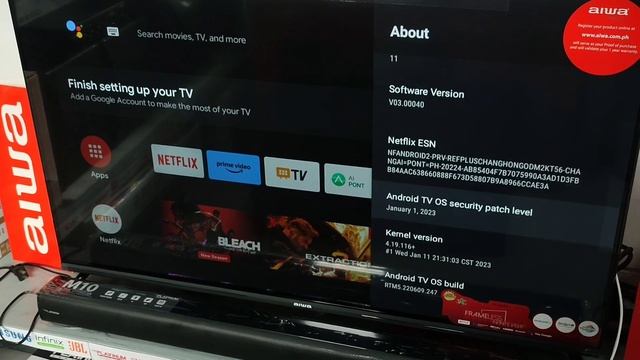 43" Smart android 11 AIWA AWG7H43 смотреть онлайн