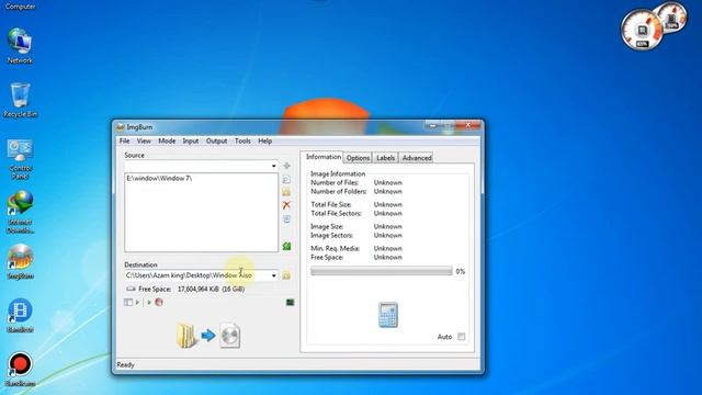 How to window files to create iso file Azam Hacking Tech смотреть онлайн