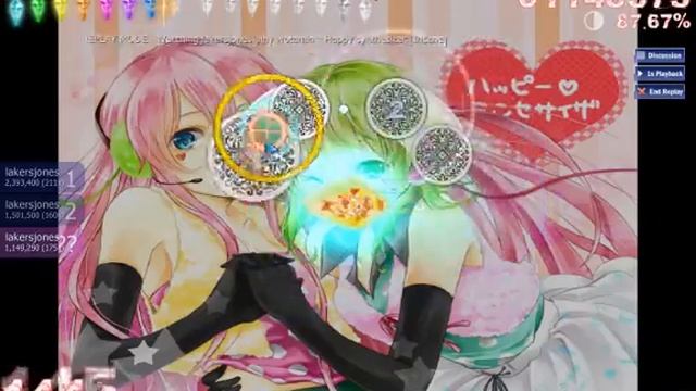 OSU!wotamin Happy synthesizerInsane смотреть онлайн