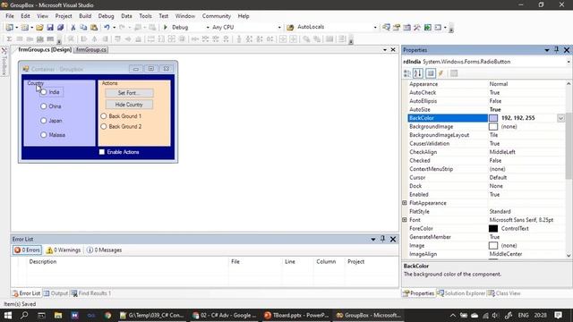 C# GroupBox Container Part 4 About the Example C# Advanced #39 смотреть онлайн