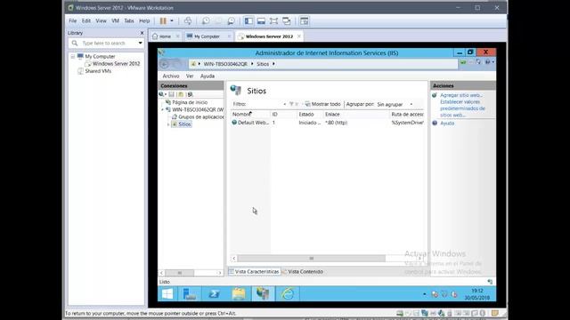 Instalación del Servidor Web IIS en Windows Server 2012 смотреть онлайн